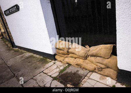 Malmesbury Überschwemmungen 2012 Stockfoto