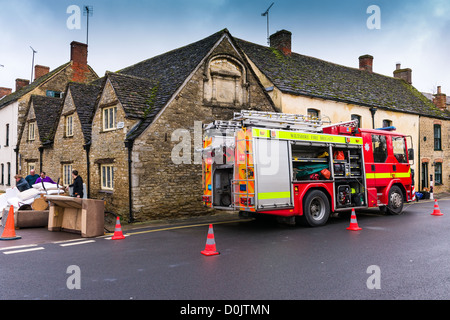 Malmesbury Überschwemmungen 2012 Stockfoto