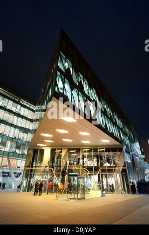 Das Emporio Armani Gebäude am Deansgate in Manchester. Stockfoto