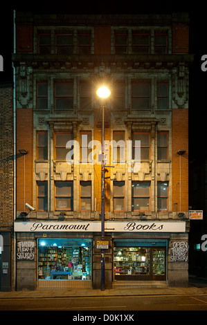 Ein zweiter Hand Buchladen in Manchester. Stockfoto