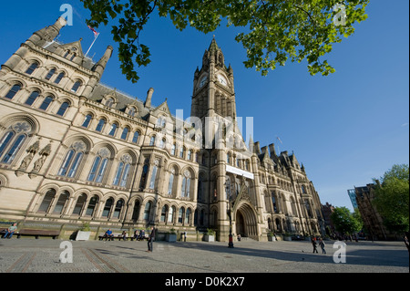 Rathaus von Manchester. Stockfoto