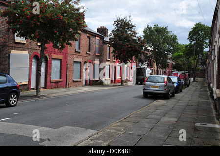 Ringo Elternhaus, 9 Madryn Street Liverpool, England - 18.08.10 Stockfoto