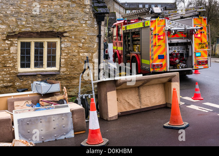 Malmesbury Überschwemmungen 2012 Stockfoto