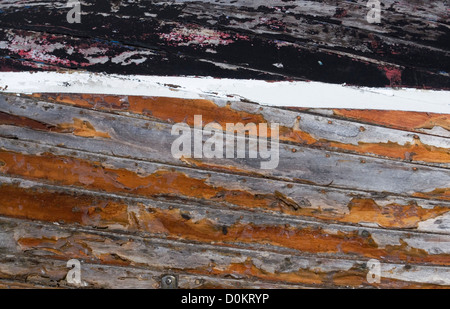 alten Holzboot detail Stockfoto