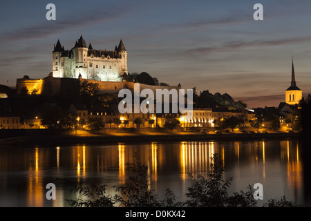 Château de Saumur Frankreich Stockfoto