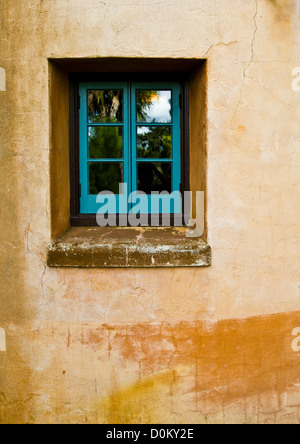 Der Hintereingang im Kiefer Holz Estate im Bok Tower in Lake Wales, Florida. Stockfoto