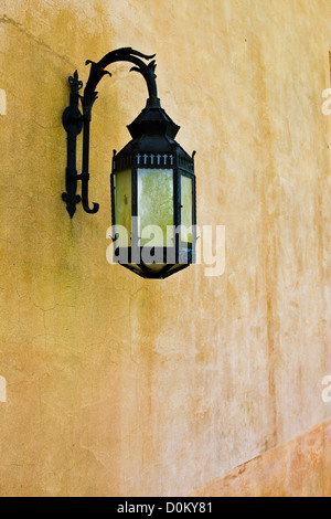 Der Hintereingang im Kiefer Holz Estate im Bok Tower in Lake Wales, Florida. Stockfoto