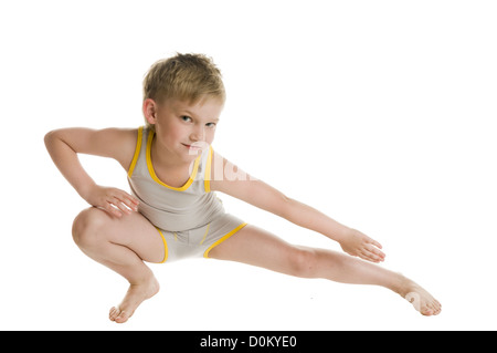 Kinder tragen verschiedene Kleidung - Studio-Shooting Stockfoto