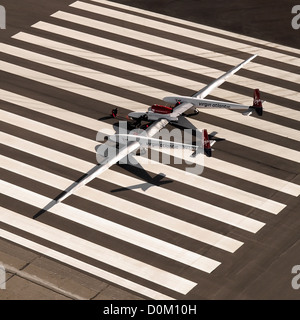 Round-the-World-Flug von Burt Rutan Global Flyer Flugzeugen Stockfoto