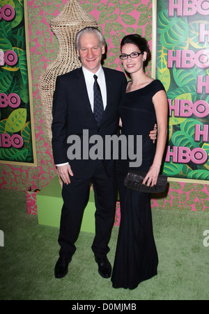 Bill Maher und Cara Santa Maria HBO 62. Annual Primetime Emmy Awards nach Party in der Pacific Design Center- Stockfoto