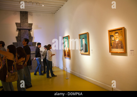 Museo Frida Kahlo Galerie Interieur in Coyoacan in Mexiko-Stadt DF Stockfoto