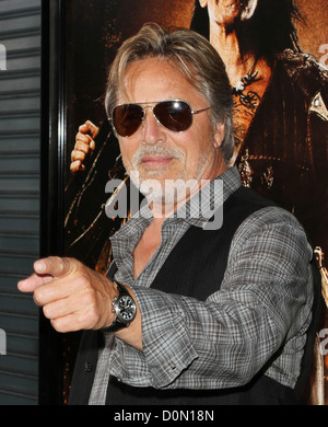 Don Johnson an der LA-Premiere von "Machete" statt in The Orpheum Theatre Los Angeles, USA Stockfoto