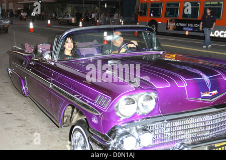 Michelle Rodriguez an der LA-Premiere von "Machete" statt in The Orpheum Theatre Los Angeles, USA Stockfoto