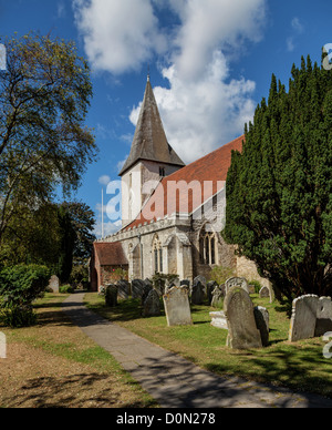 Holy Trinity Church, Bosham, Chichester Harbour, West Sussex Stockfoto