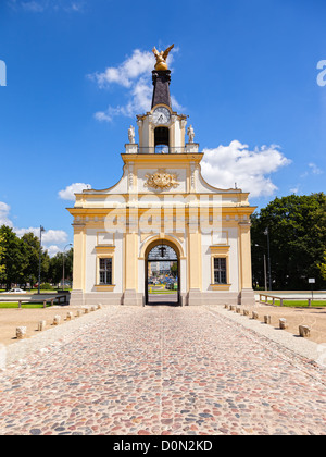 Tor der Branicki Palast in Bialystok, Polen. Stockfoto