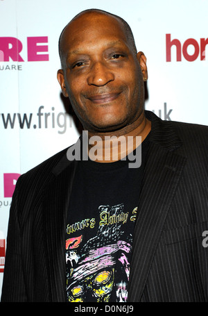 Tony Todd hielt die Weltpremiere von "Hatchet II", im Rahmen des Frightfest 2010 an das Reich, Leicester Square London, England Stockfoto