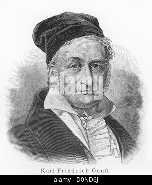Carl Gauß Stockfoto