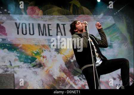 Sie mir sechs Leeds Festival 2010 in Bramhall Park - Tag 2 Leeds, England - 28.08.10 Stockfoto