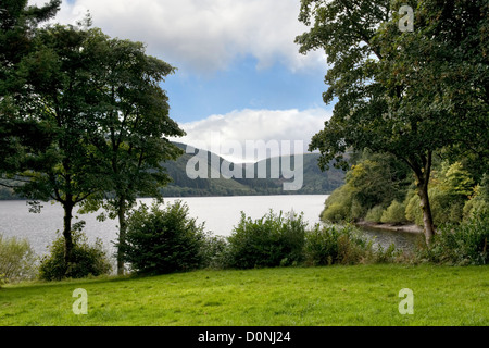 Herrliche Sicht auf See Vyrnwy, Powys, Mid Wales, Uk Stockfoto