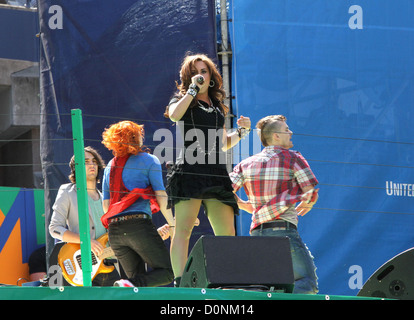 Demi Lovato 2010 US Open Arthur Ashe Kids Day statt, an der USTA Billie Jean King National Tennis Center New York, USA - 28.08.10 Stockfoto