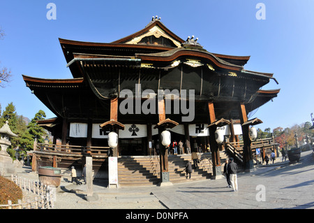 Haupthalle, Hondo, Zenkoji Tempel, Nagano, Japan Stockfoto