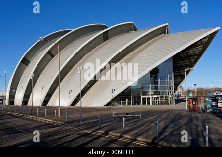 Clyde Auditorium auch im Volksmund genannt "Armadillo", die Bestandteil der Scottish Exhibition + Conference Centre Glasgow Stockfoto