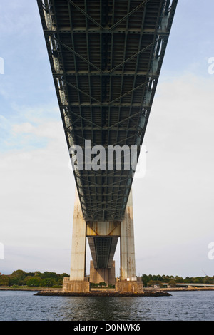 Verrazzano Narrows Bridge verbindet Brooklyn mit Staten Island Stockfoto