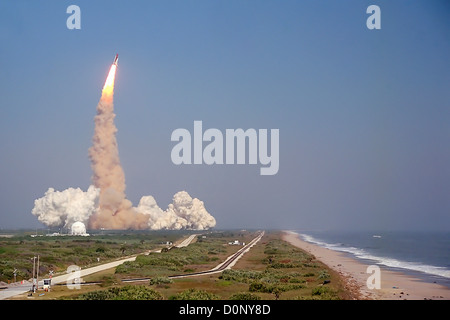 Start der Raumfähre Discovery Stockfoto