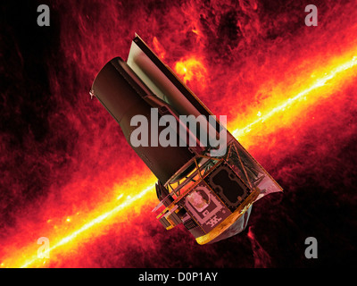 Spitzer-Weltraumteleskop Stockfoto