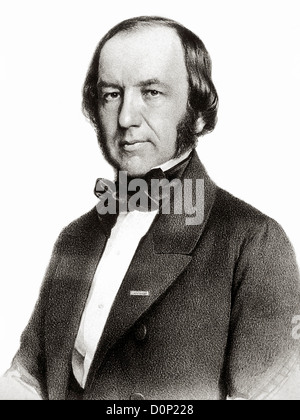 Ein Porträt französischer Physiologe Claude Bernard (1813-1878). Er war Autor "Eine Einführung Studium experimentelle Medizin", Stockfoto