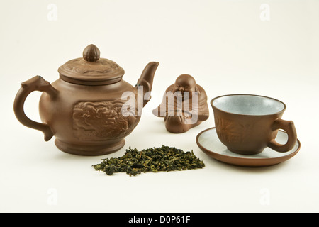 China-Tee-set Stockfoto