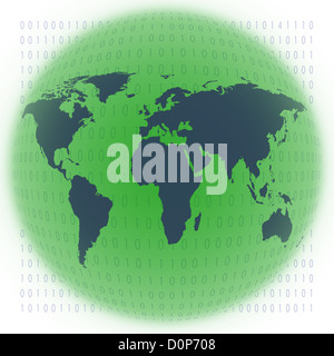 digitale Welt Stockfoto