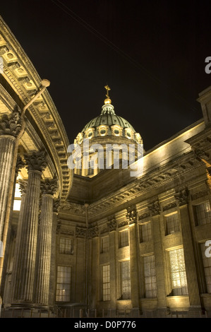 Kasaner Kathedrale in Sankt Petersburg, Russland Stockfoto