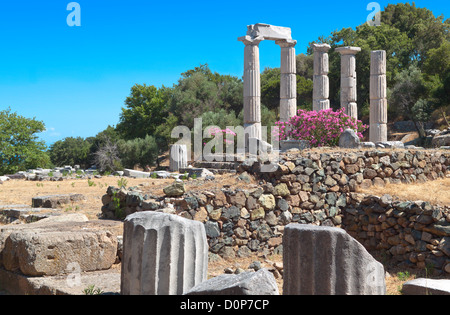 Tempel der großen Götter auf Samothraki Insel in Griechenland Stockfoto