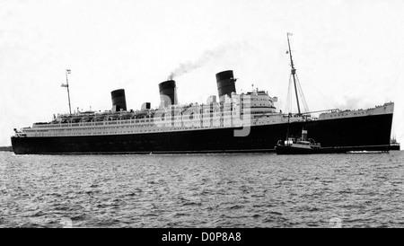 RMS Queen Mary Southampton 1953 Stockfoto
