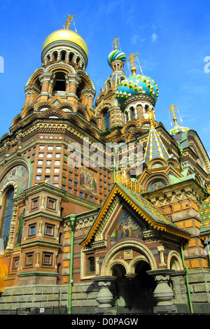 Christus der Erlöser-Kathedrale in St. Petersburg Stockfoto