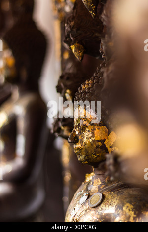 Buddha-Makro im Wat Doikum Stockfoto