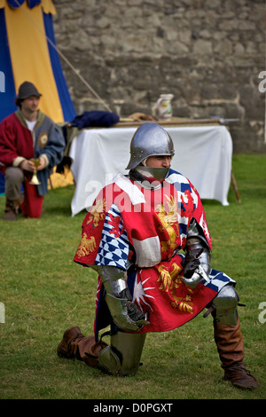 Reenactment im Tower von London, England, UK, Europa Stockfoto