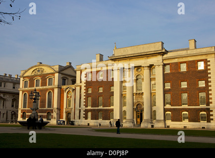 Royal Naval College A Weltkulturerbe UNESCO, Greenwich, London, England, Vereinigtes Königreich, Europa Stockfoto