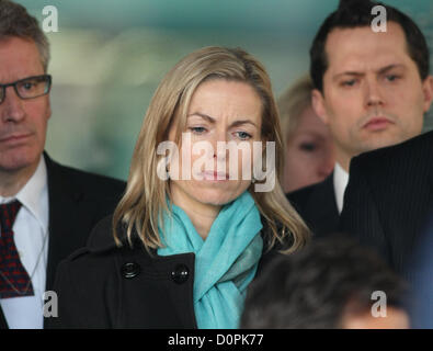 KATE MCCANN Blätter treffen LEVESON INQUIRY: Kultur Praxis- und Ethik der Presse LONDON ENGLAND UK 29. November 2012 Stockfoto