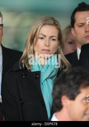 KATE MCCANN Blätter treffen LEVESON INQUIRY: Kultur Praxis- und Ethik der Presse LONDON ENGLAND UK 29. November 2012 Stockfoto