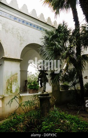 Garten der Villa San Michele, Isle of Capri, Capri, Provinz von Neapel, Kampanien, Italien, Europa Stockfoto