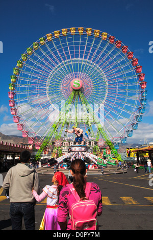 Jahrmarktsattraktion in Santa Cruz De Tenerife Stockfoto