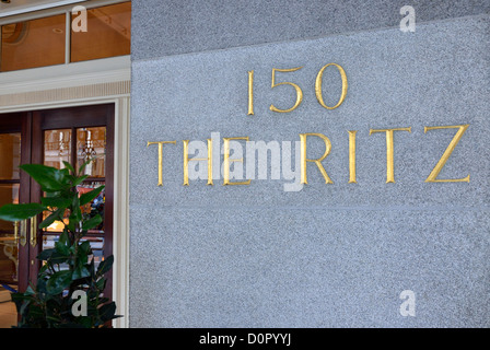 London, England, Vereinigtes Königreich. Das Ritz Hotel, 150 Piccadilly Stockfoto