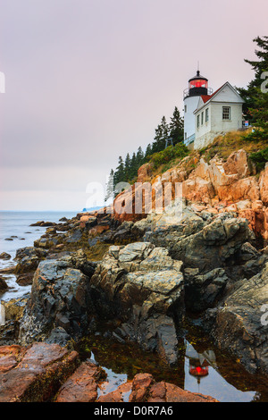 Bass Harbor Head Light, Acadia N.P, Maine, USA Stockfoto