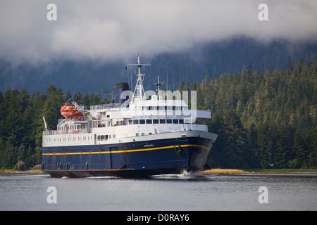 Alaska State Ferry Matanuska, Petersburg, Alaska. Stockfoto