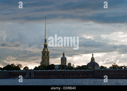 Peter-Pauls-Festung in Sankt Petersburg Stockfoto