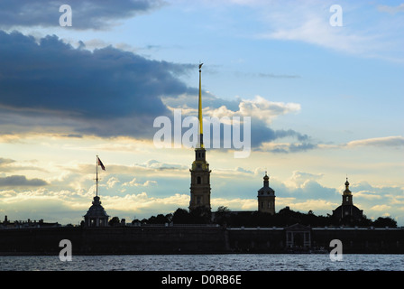 Peter-Pauls-Festung in Sankt Petersburg Stockfoto