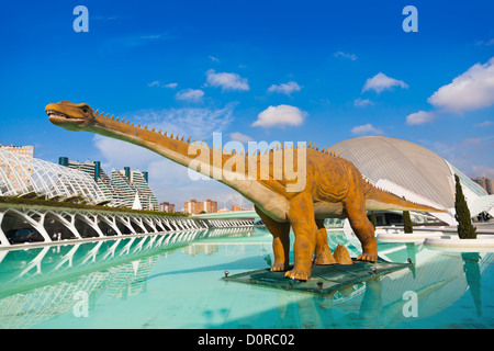 Stadt der Künste und Wissenschaften - Valencia, Spanien Stockfoto