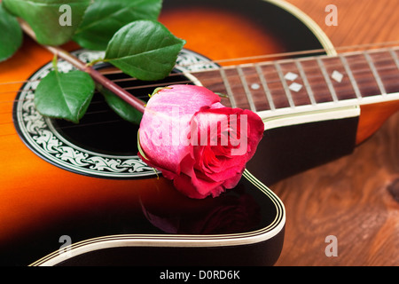 Akustik Gitarre Stockfoto